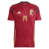 Camiseta de fútbol Bélgica Bakayoko 19 Primera Equipación Euro 2024 - Hombre